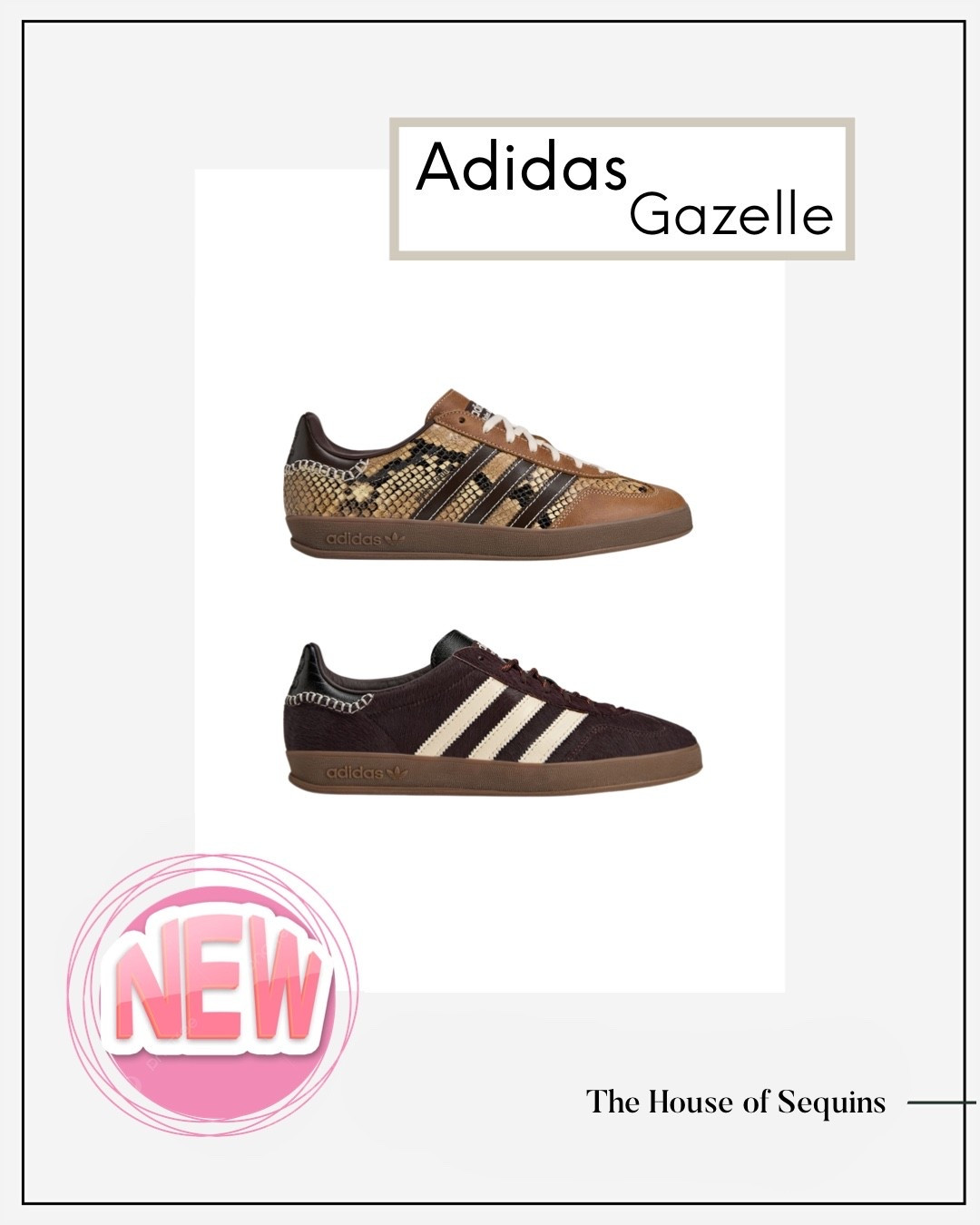 New! Adidas gazelle