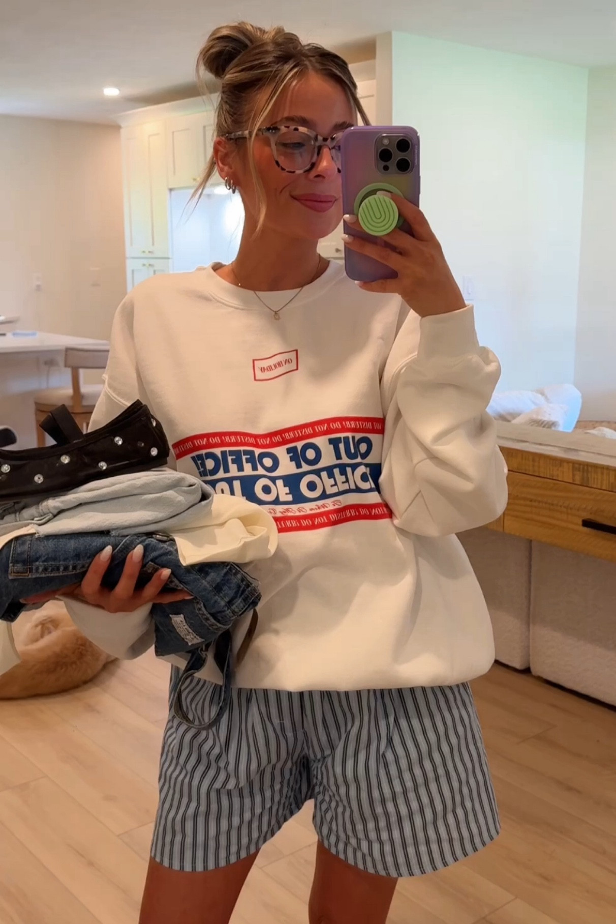 I’m wearing size large in the crew neck and medium in the boxers. Sized up in both for oversized look!


#LTKStyleTip #LTKFindsUnder100 #LTKFindsUnder50