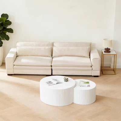 Mid-Century Modern Upholstered Sofa For Livingroom, Bedroom, And Home Office With Easy Assembly And Comfortable Seating | Wayfair North America