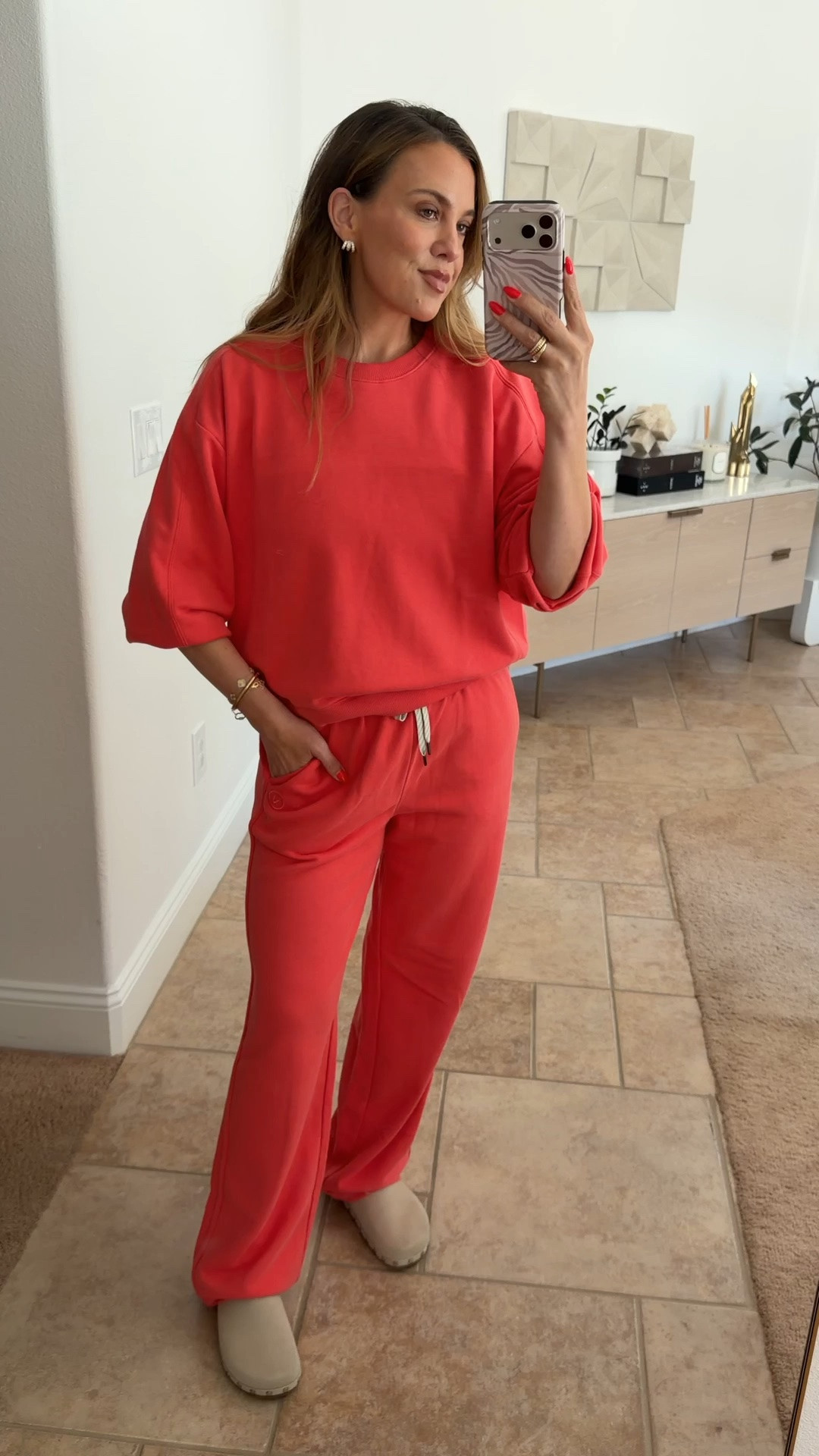 the softest spring lounge set. size medium in both