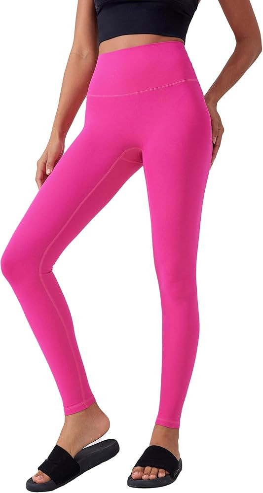 Yvette Womens Athletic Leggings High Waisted Tummy Control Tights for Women | Amazon (US)