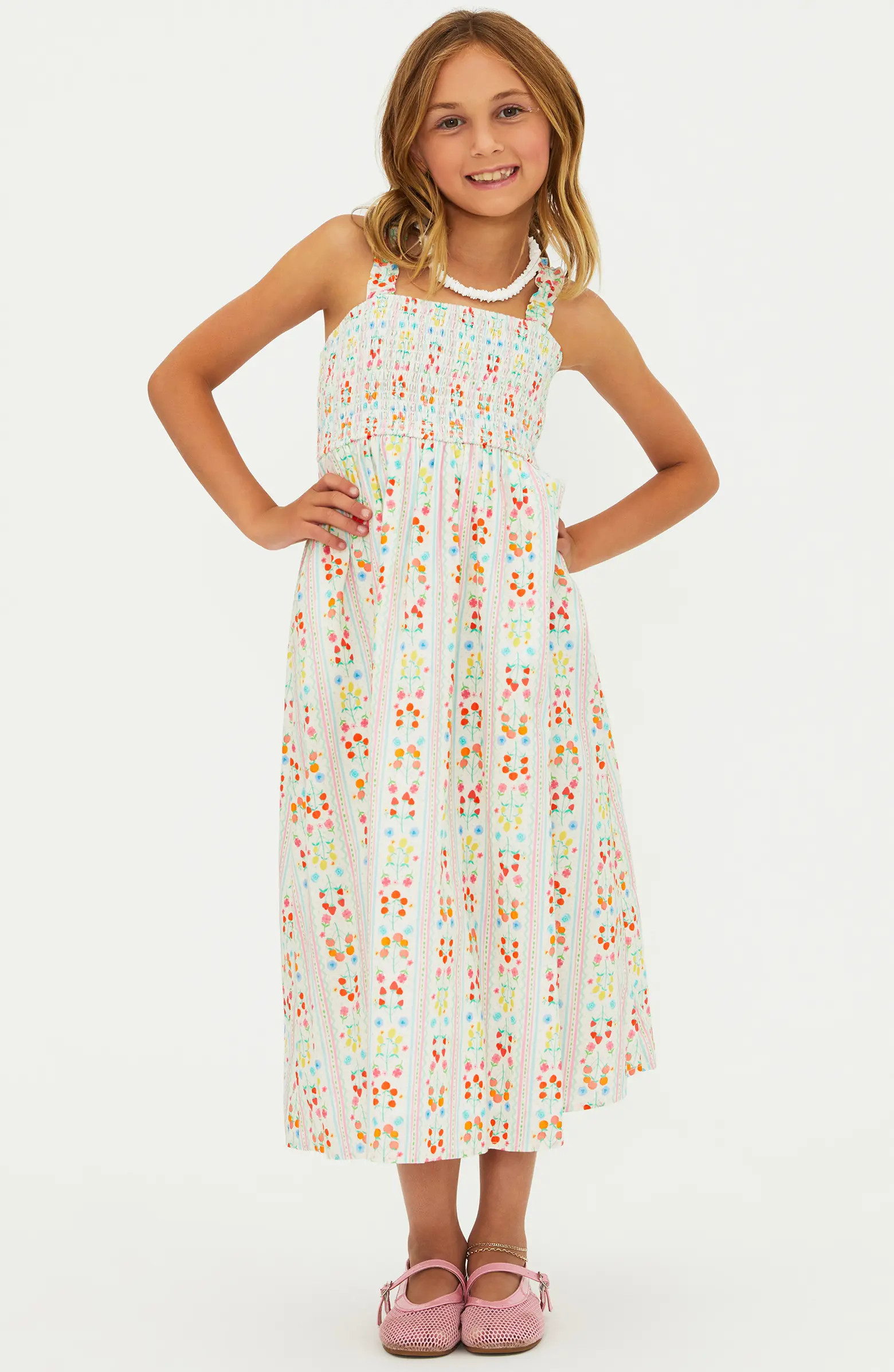 Kids' Cari Smocked Bodice Sundress | Nordstrom