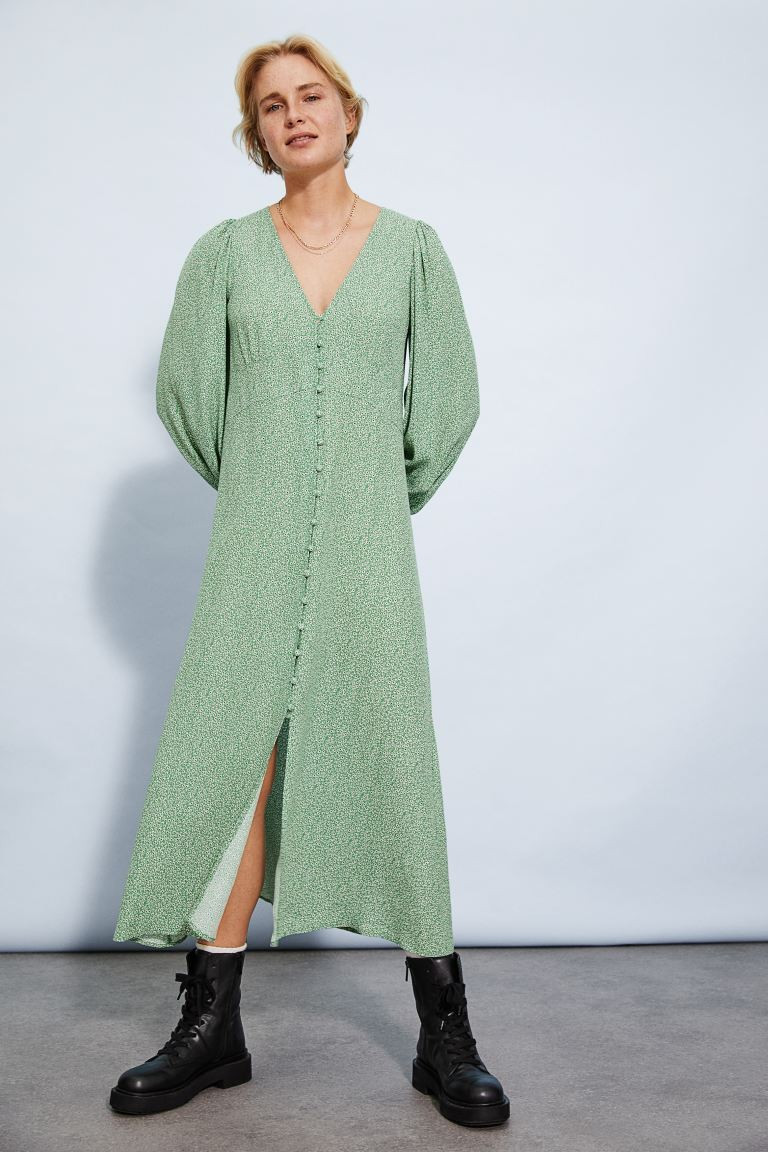 Puff-sleeved Dress | H&M (US + CA)