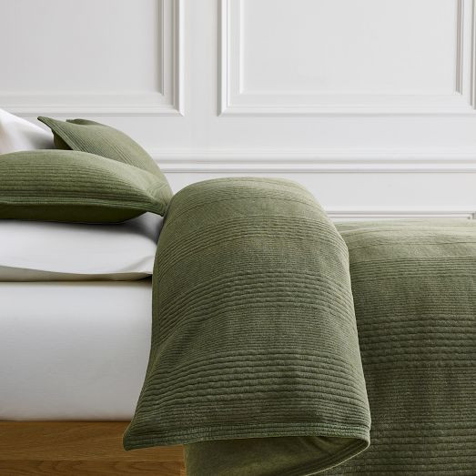 Cotton Cloud Jersey Duvet Cover & Shams | West Elm (US)