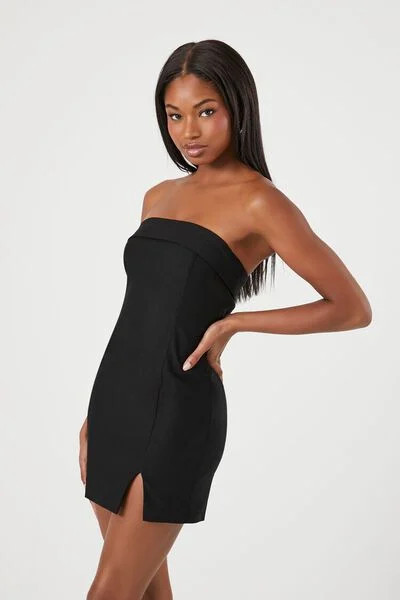 Foldover Tube Mini Dress | Forever 21 (US)