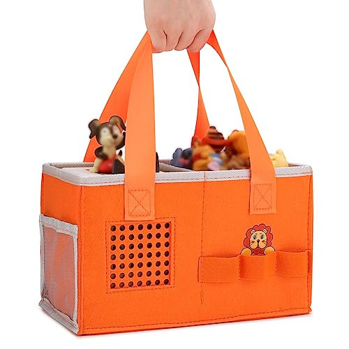 MEILADY-X Case for Toniebox Starter Set - Bag for Tonies Figurines | Portable Carrying Case for Educational Musical Box | Travel Storage Bag with Handle for Toniebox Accessories (Orange) | Amazon (US)