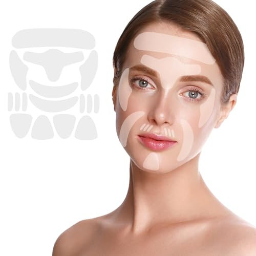 Face Wrinkle Patches 160 pcs, Reusable Silicone Smoothing Strips for Forehead Lines, Frown 11s, Under-Eye, Smile & Mouth Creases, Line Facial Stickers, Overnight Face Tape Gentle for All Skin Types | Amazon (US)