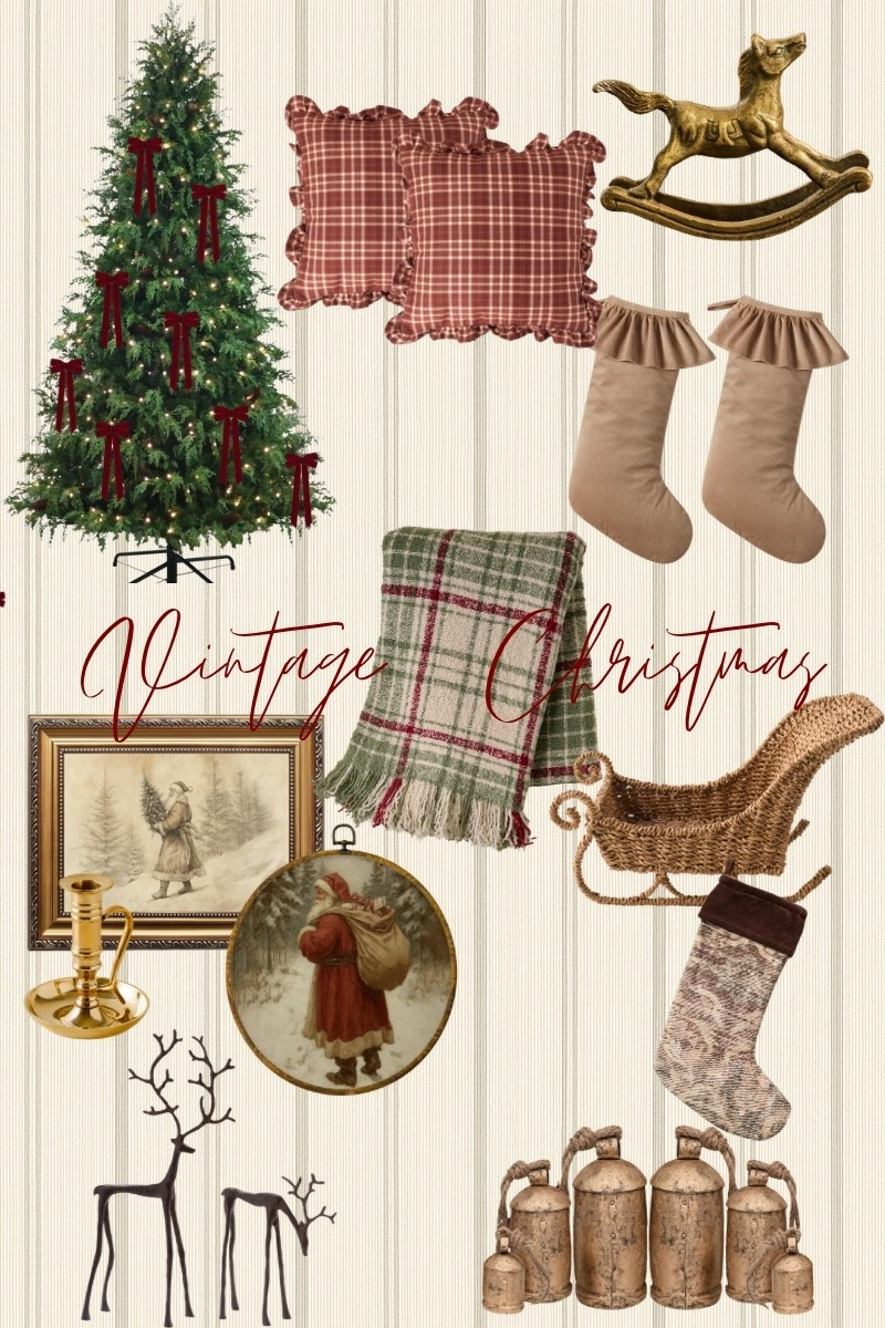 vintage inspired Christmas decor 

#LTKHome #LTKHoliday #LTKSeasonal