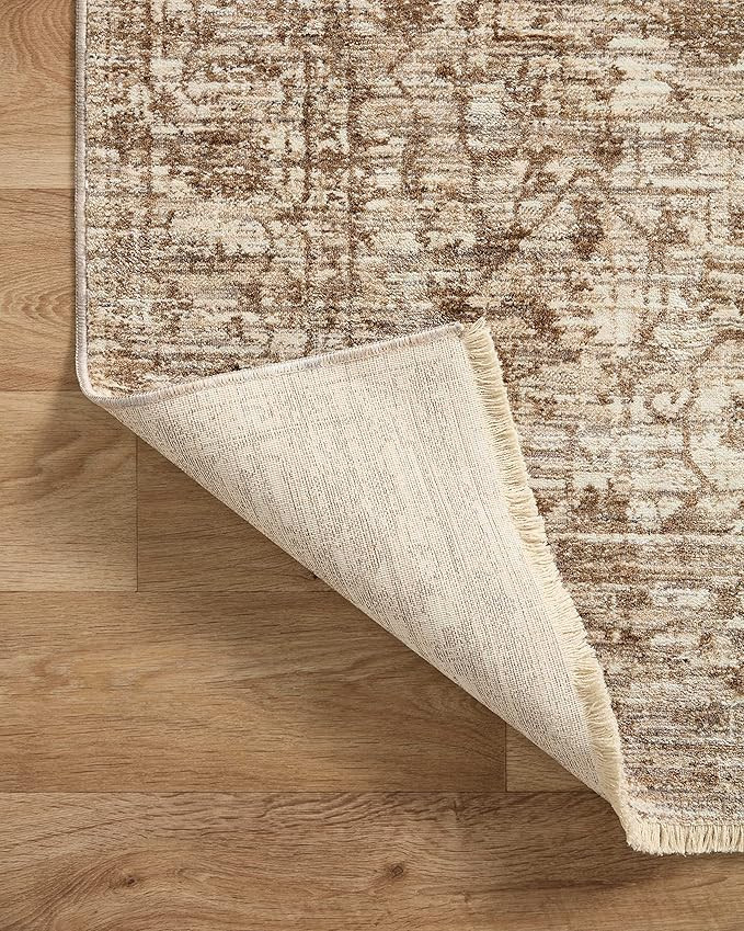 Loloi Sorrento Collection SOR-01 Bark/Natural 2'-7" x 8'-0" Runner Rug | Amazon (US)