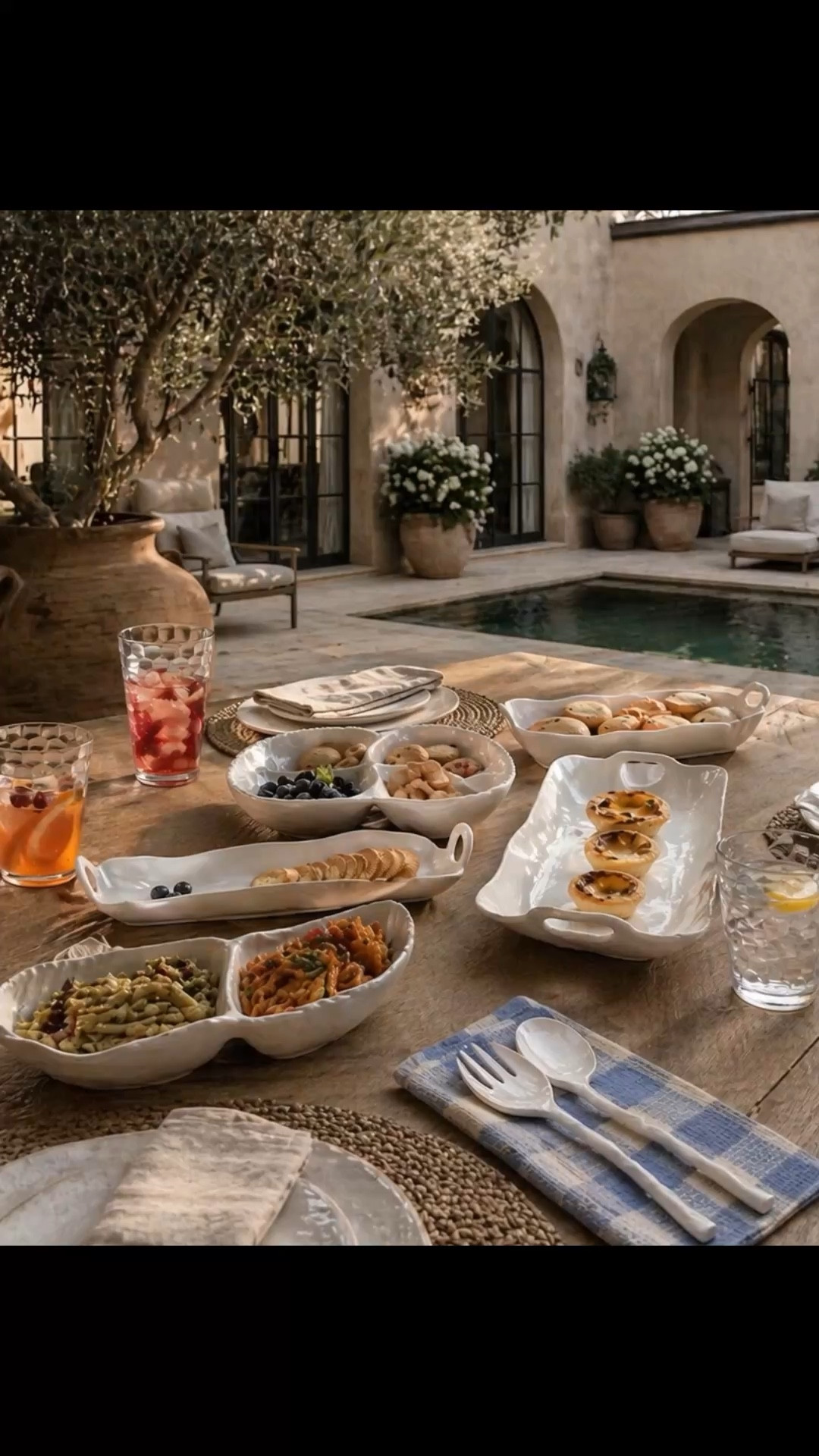 This melamine serving dish set is the prettiest! They are durable, eabutifulm and dishwasher safe!! 

#LTKHome #LTKSaleAlert #LTKMothersDay