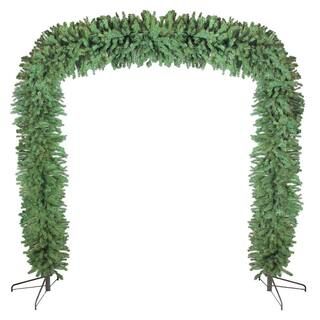 Northlight 9 ft. x 8 ft. Unlit Commercial Size Green Pine Artificial Christmas Archway 32913273 -... | The Home Depot