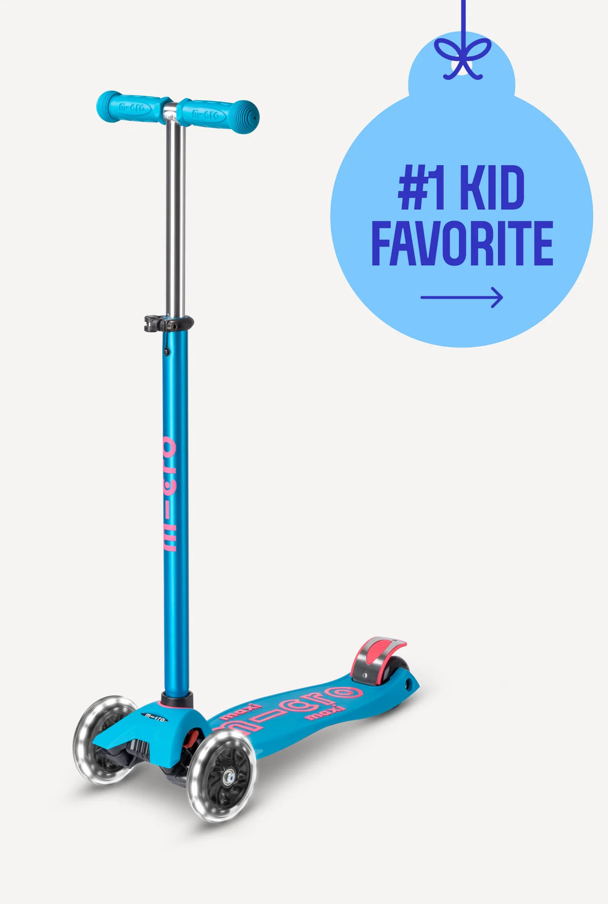 Micro Maxi LED Scooter | Child Scooter | Micro Kickboard | Micro Kickboard