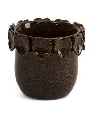 6x6 Leaf Applique Indoor Planter | TJ Maxx