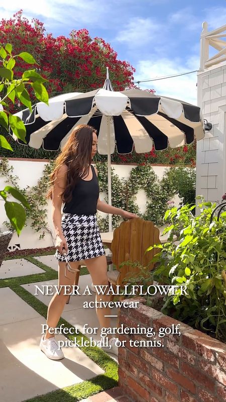 Never a wallflower club — new active ware line for gold tennis pickleball and gardening! I am in size XS #ad #neverawallflowerclub

#LTKFindsUnder100