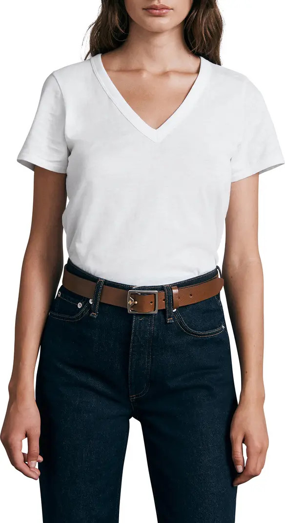 The Vee Slub Cotton T-Shirt | Nordstrom