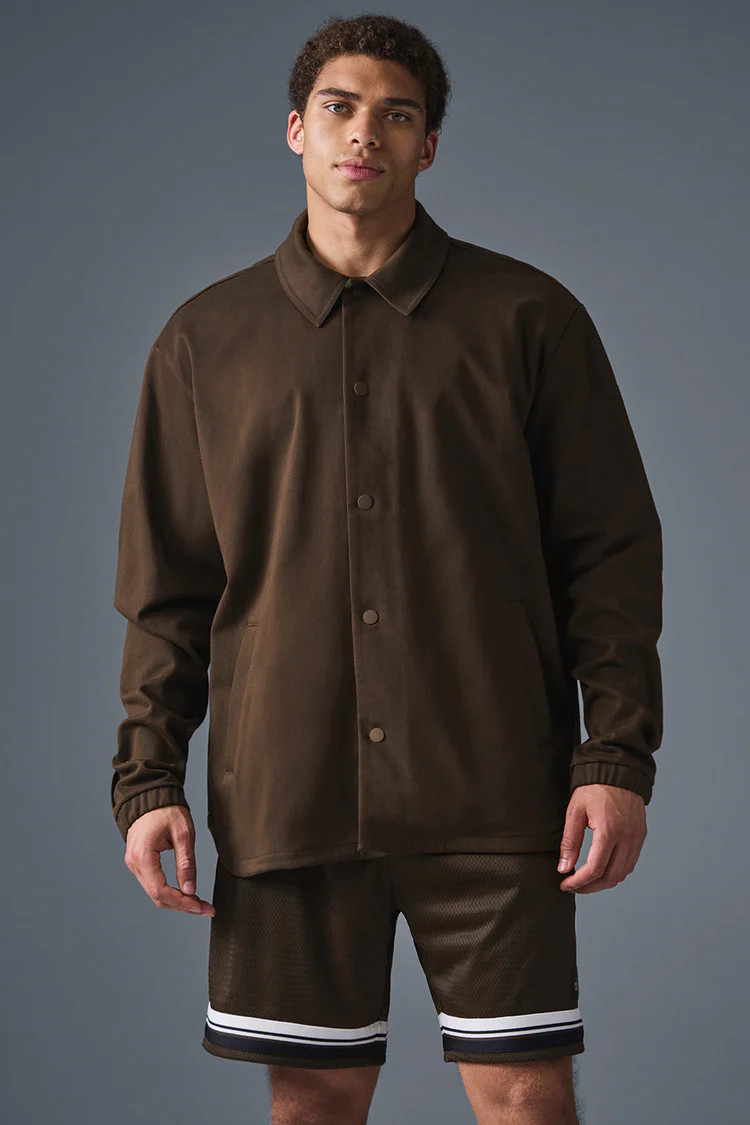 Edition Sueded Jacket - Espresso | Alo Yoga (US)