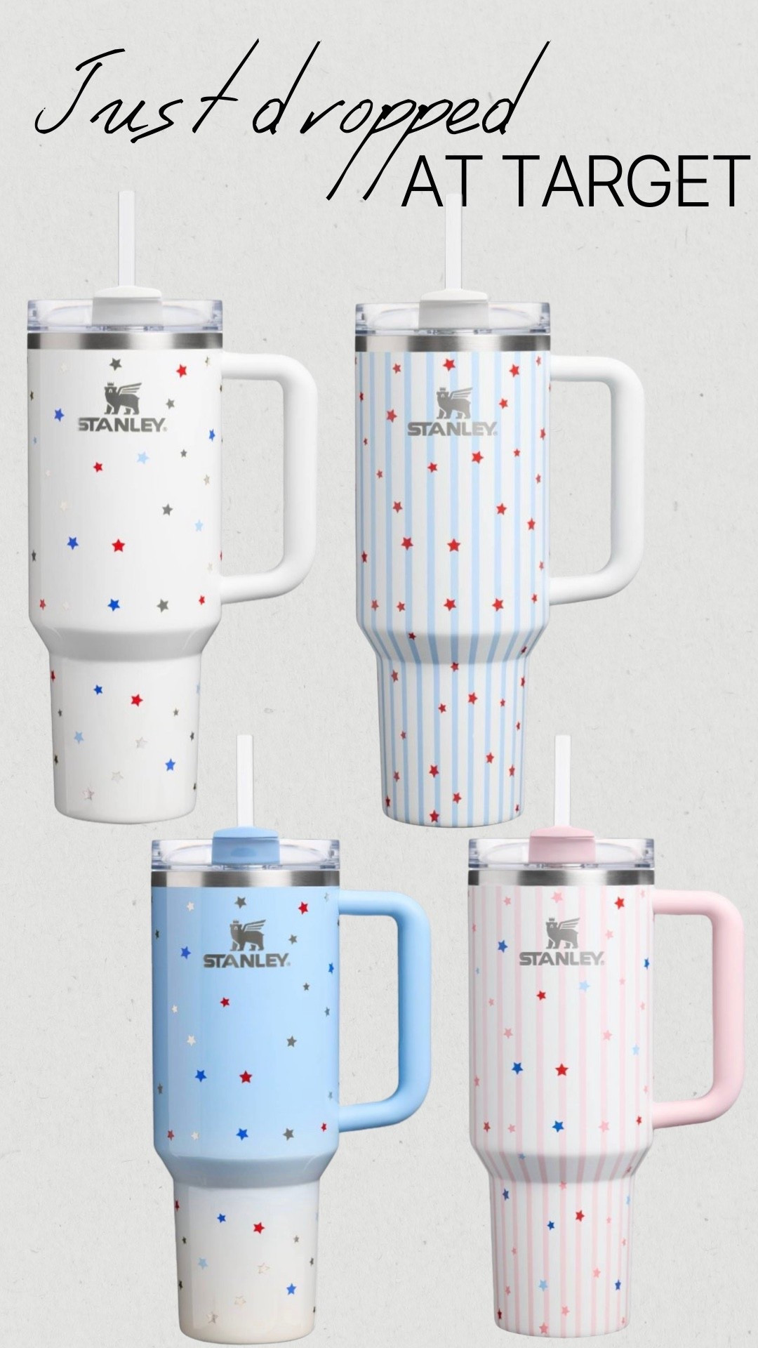 New Stanley tumblers 

@Target 
@stanley

#tumbler #stanley

#LTKdayinmylife #LTKHome #LTKmomlife