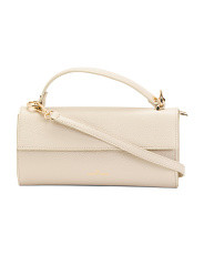 Made In Italy Leather Baguette Flap Over Shoulder Bag | Handbags | Marshalls | Marshalls