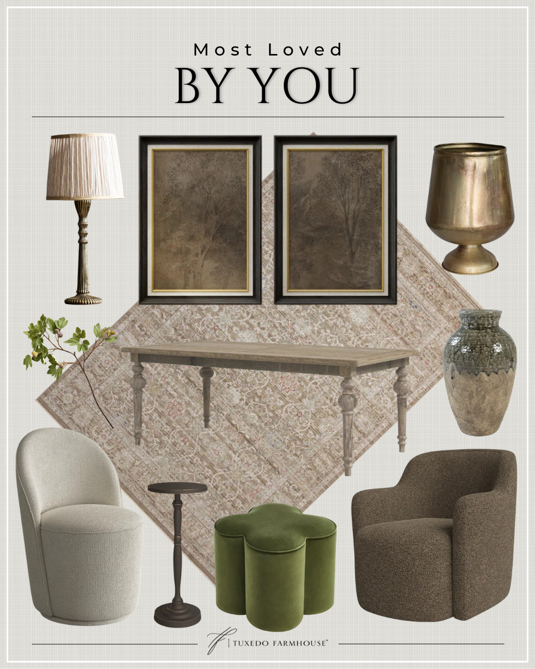 Most Loved by You

Which one was your favorite?

Seasonal, home decor, accent chairs, rugs, wall art, frames, pillows, lamps, baskets, candles, books, coffee tables, ottomans, trays, bowls, consoles, accent tables
 

 #LTKSeasonal #LTKHome