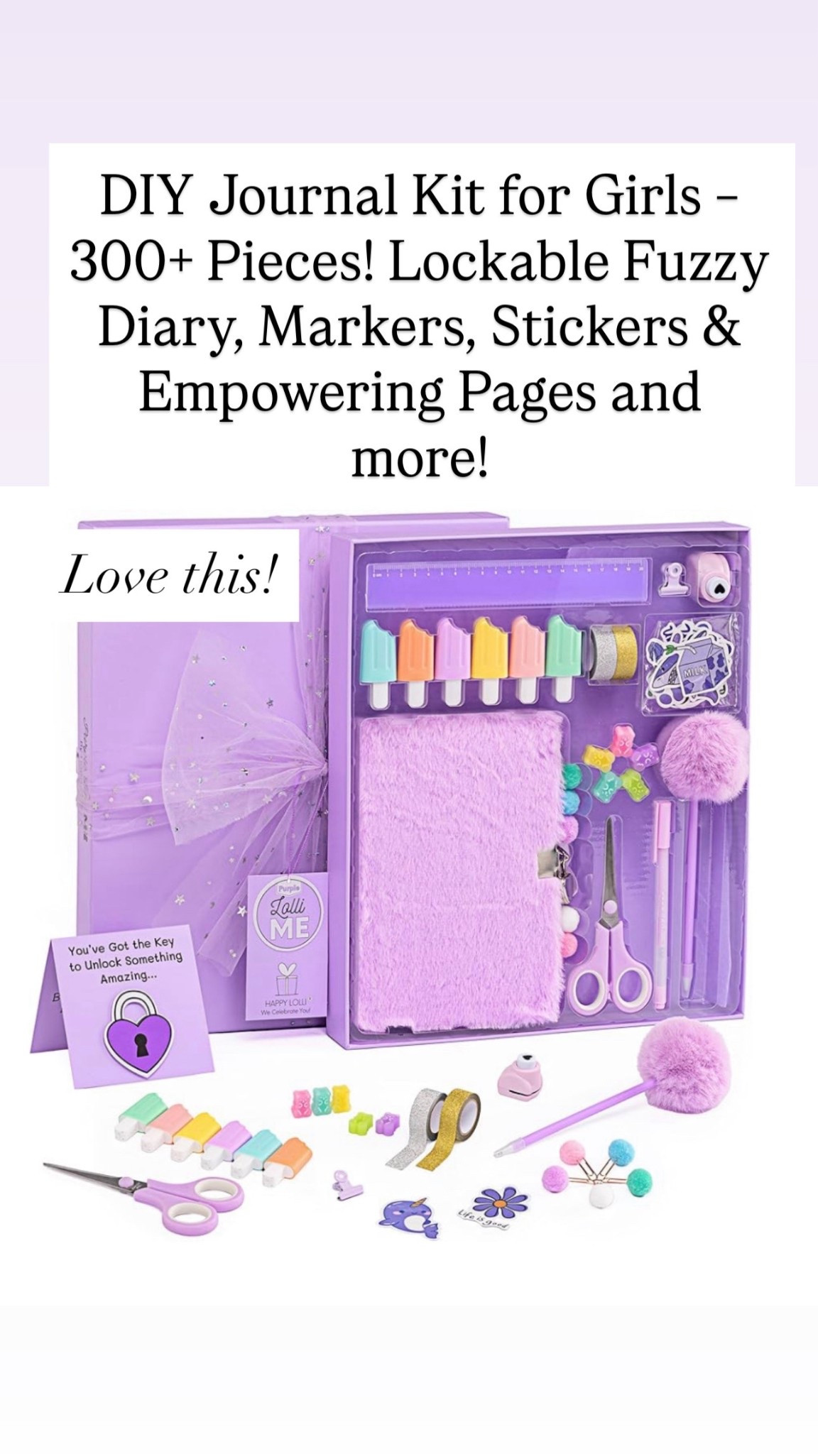 DIY JOURNAL KIT 🩷❤️💜

#LTKGiftGuide #LTKHoliday