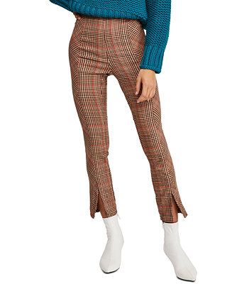 Flyin' High Plaid-Print Capri Pants | Macys (US)