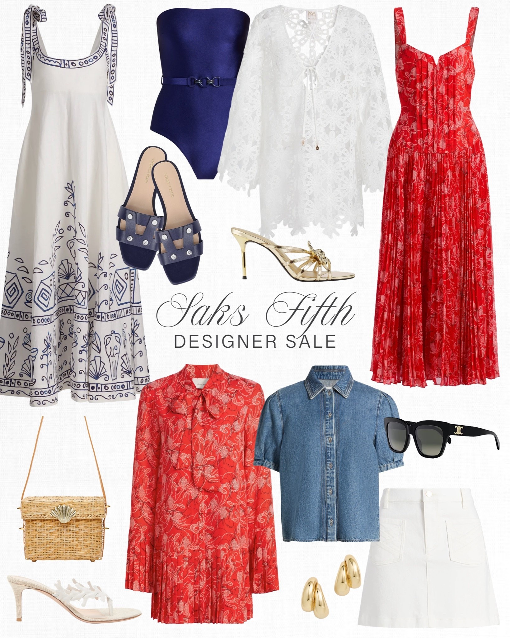 @Saks Fifth Avenue designer sale is here! These are the items I recommend grabbing right now while they are on sale! These items are new in season items that won’t last long! 

#saks#sakspartner