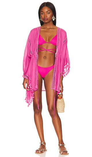 Tassels For All Cover Up in Pink | Revolve Clothing (Global)
