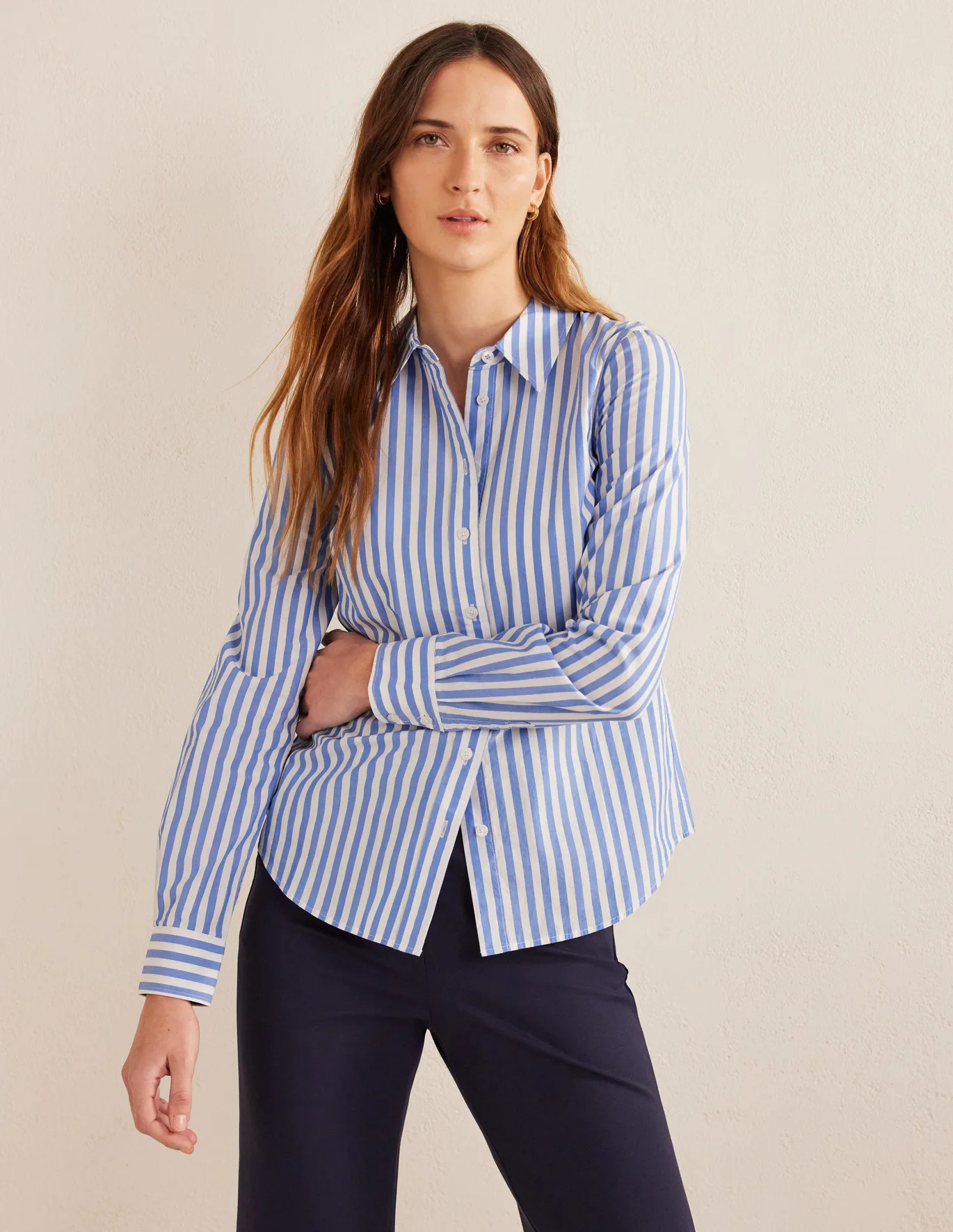 Straight Cotton Shirt | Boden (US)