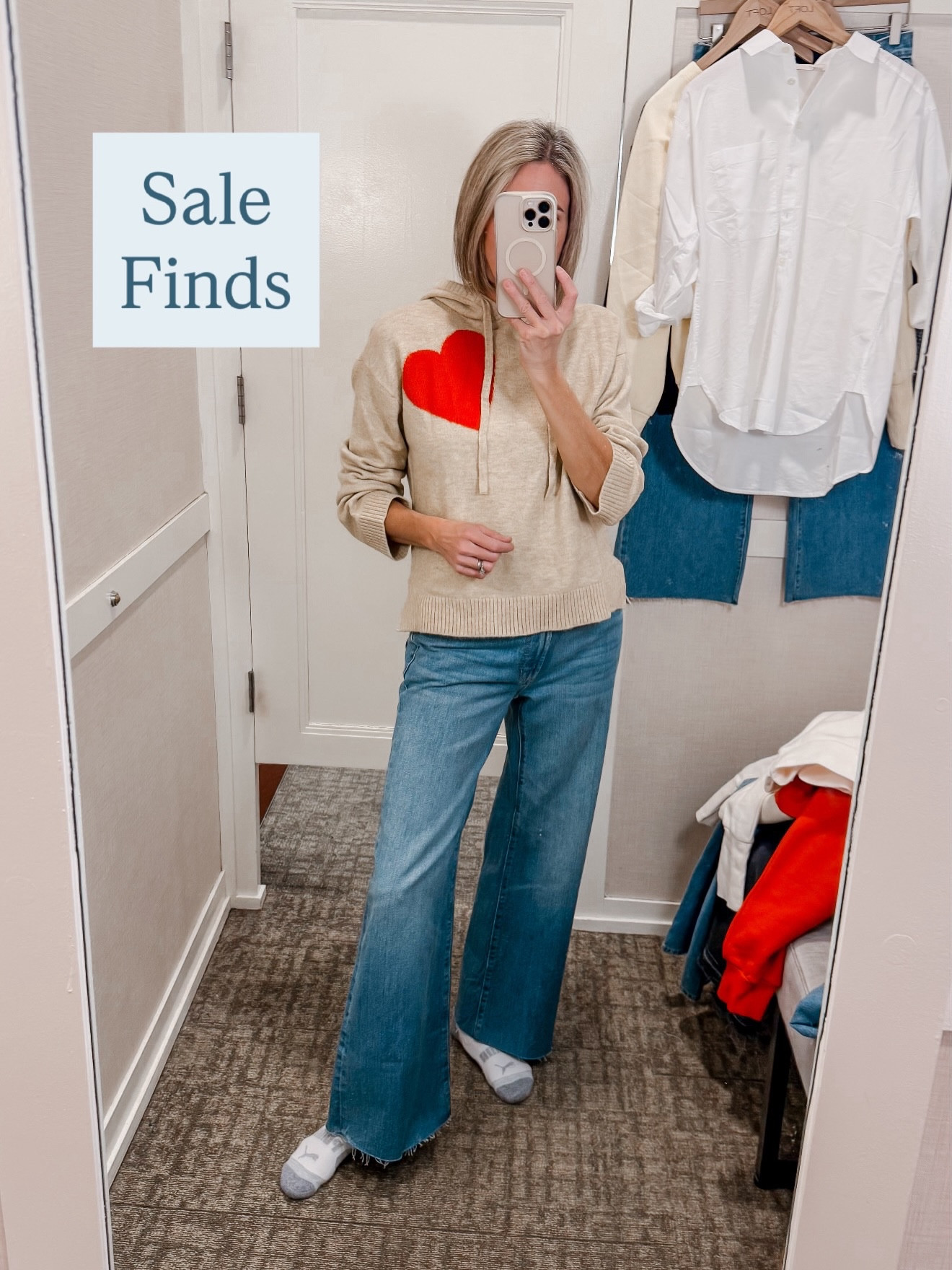 50% off cozy sweatshirts, Valentine’s Day-ready styles 💕, and even a St. Patrick’s Day sweatshirt 🍀
Too early? Maybe. Cute? Absolutely.
And can we talk about this new denim line - It is so good! I love the fit and they offer several different styles. All denim is 30% off
I linked my favorites before sizes sell out 🤍 

👉 Drop the word SALE and I’ll send the links your way 

#loveloft 
#cozystyle 
#everydayfashion 
#affordablestyle 
#valentinesoutfit 
@loft