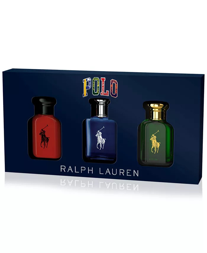 Men's 3-Pc. World Of Polo Eau de Toilette Gift Set | Macy's
