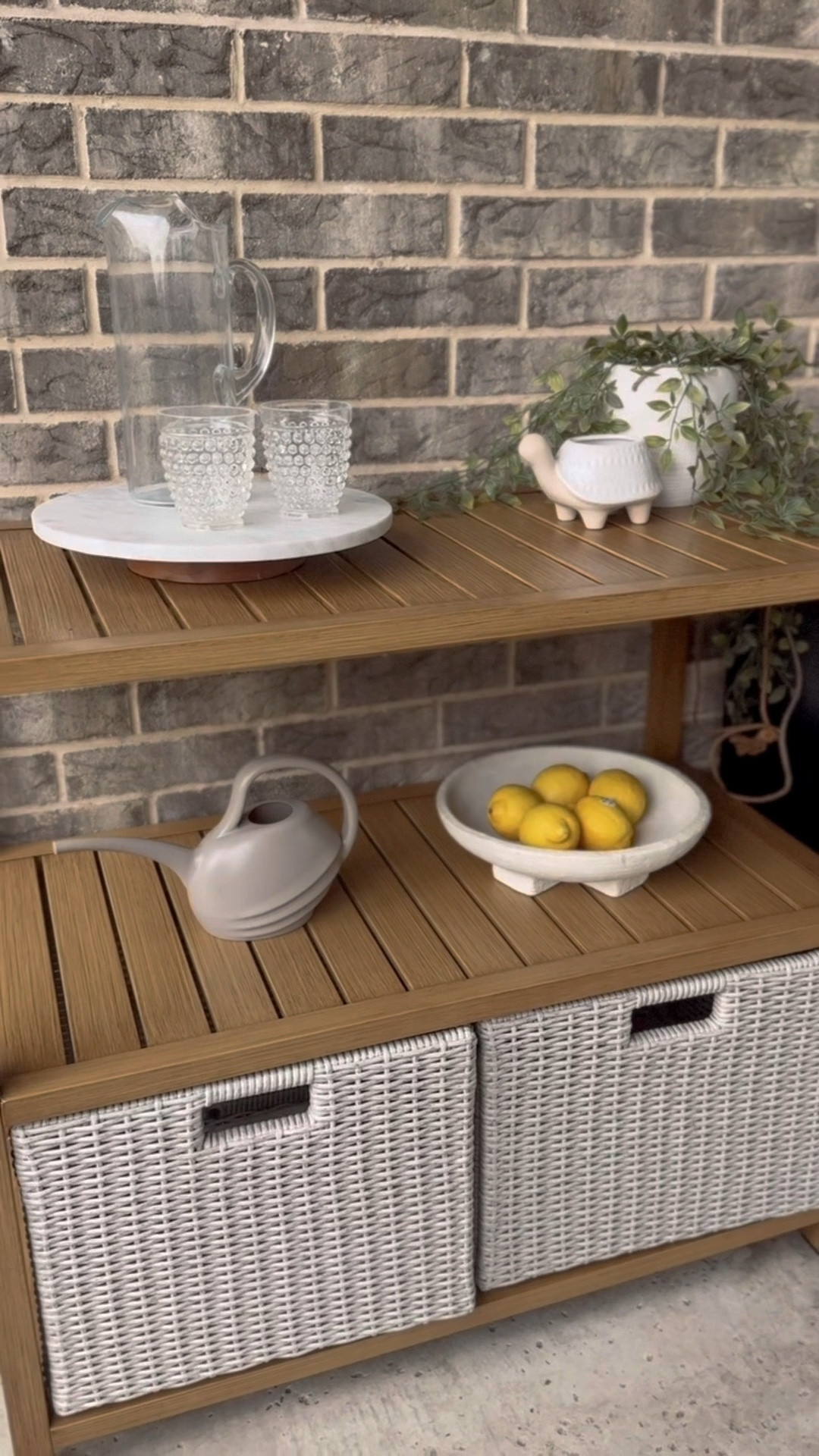 This outdoor cabinet is perfect for the patio!! I was not expecting to actually be metal but it is and incredibly sturdy! You can use it as a potting bench, for hosting, or just storing all the outdoor toys and towels. 10/10 recommend!! 

Walmart home // outdoor Walmart find // outdoor cabinet // patio storage 

#LTKSeasonal #LTKHome