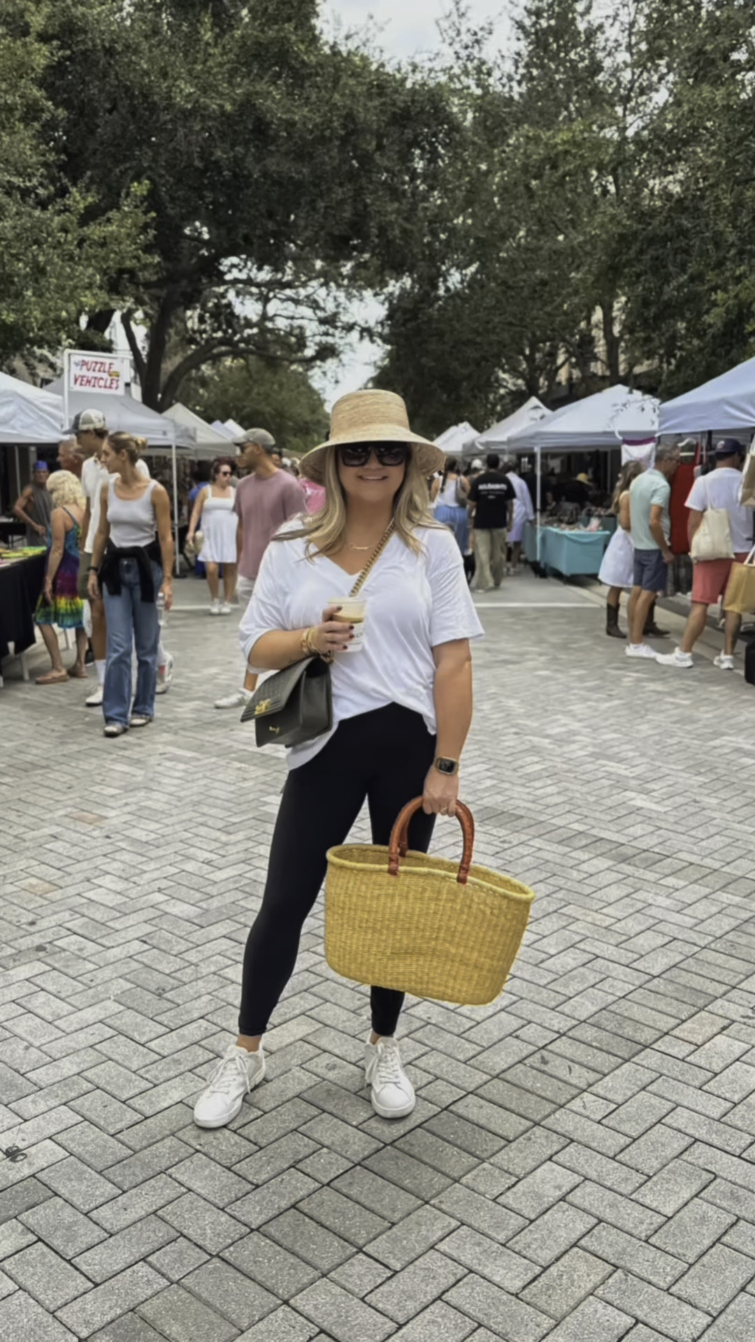 Farmers market run, sneakers, sun hat, market tote, sunscreen

#LTKItBag #LTKShoeCrush #LTKMidsize