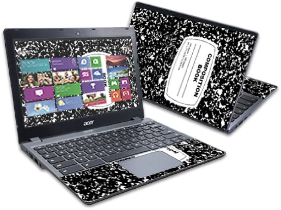 MightySkins Skin Compatible with Acer C720 Chromebook 11.6" wrap Sticker Skins Compositon Book | Amazon (US)