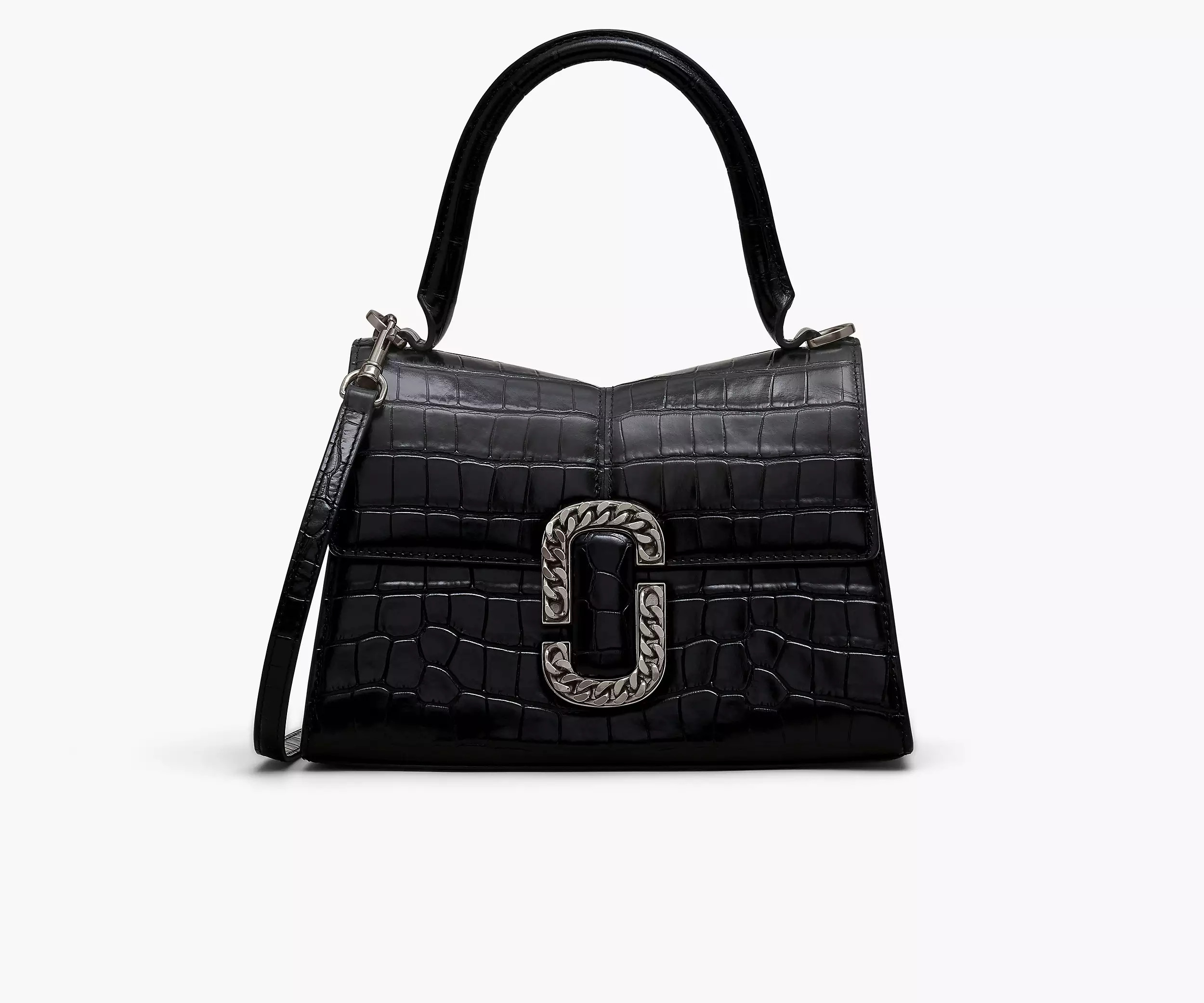 The Croc-Embossed St. Marc Top Handle | Marc Jacobs