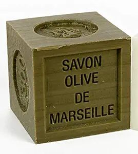 Olive oil soap France - Authentic Savon de Marseille soap bar - Cube of 300 g french olive oil so... | Amazon (US)