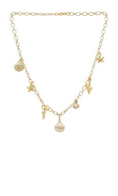 SHASHI Chain Charm Necklace in Gold from Revolve.com | Revolve Clothing (Global)