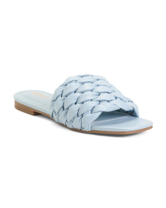 Braided Comfort Slide Sandals | TJ Maxx