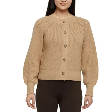 Banana Republic Women's Button Front Cardigan Tan Medium | Walmart (US)