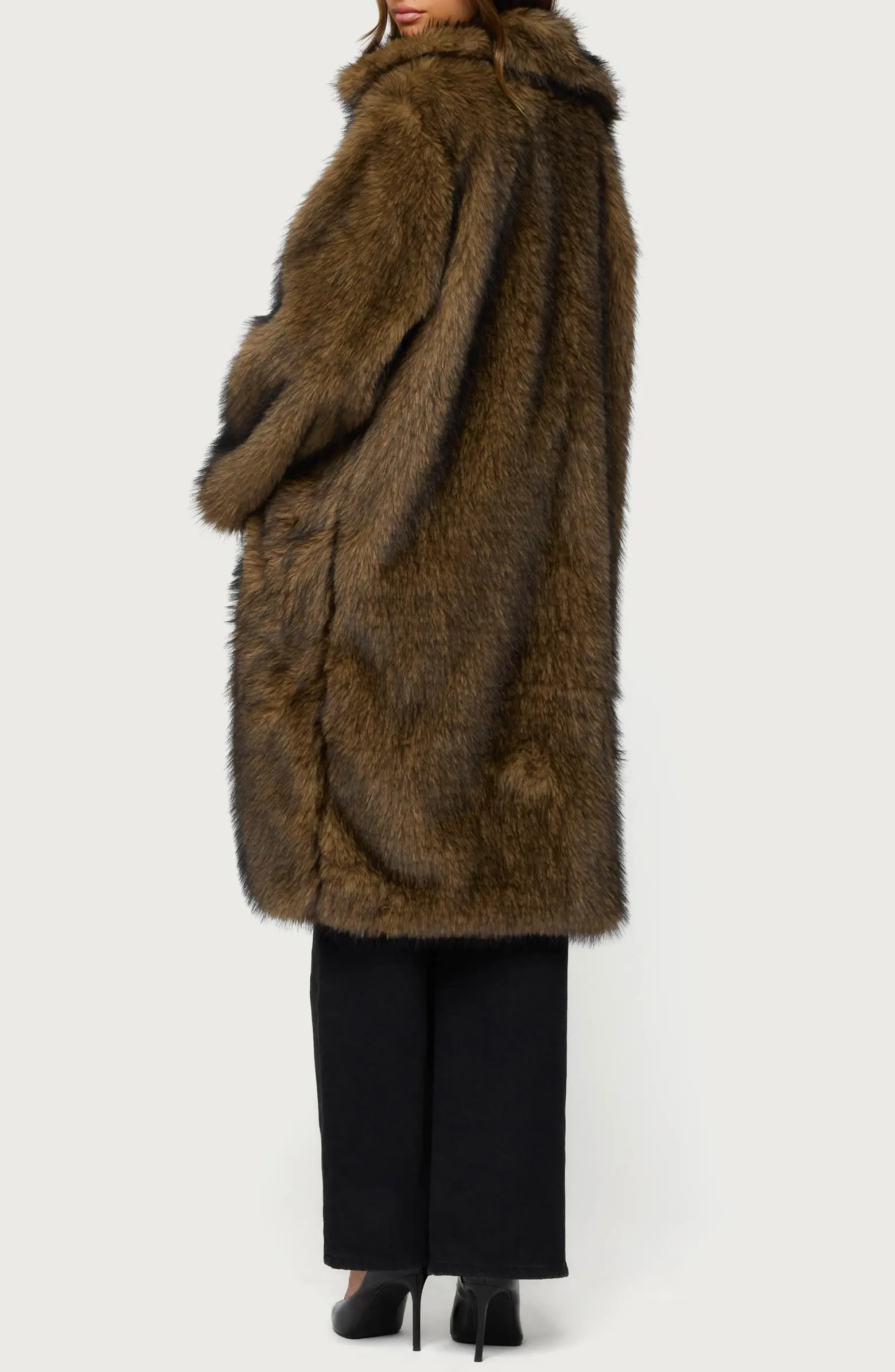 Saphira Oversize Faux Fur Coat | Nordstrom