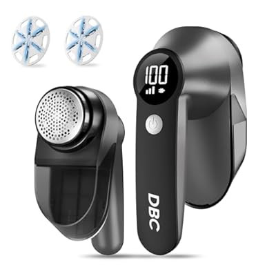DBC Fabric Shaver & Lint Remover for Clothes, Sweaters & Furniture - 6-Leaf Blade, 3 Speeds, 2H R... | Amazon (US)
