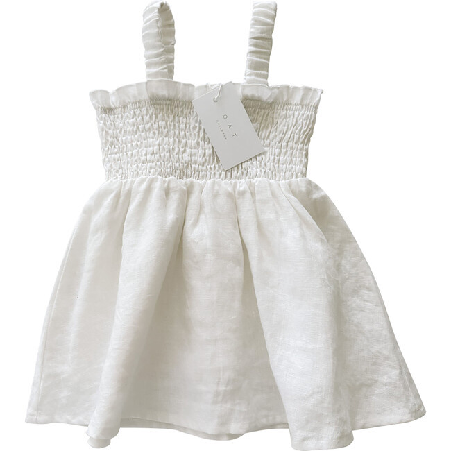 The Florence Dress, White | Maisonette