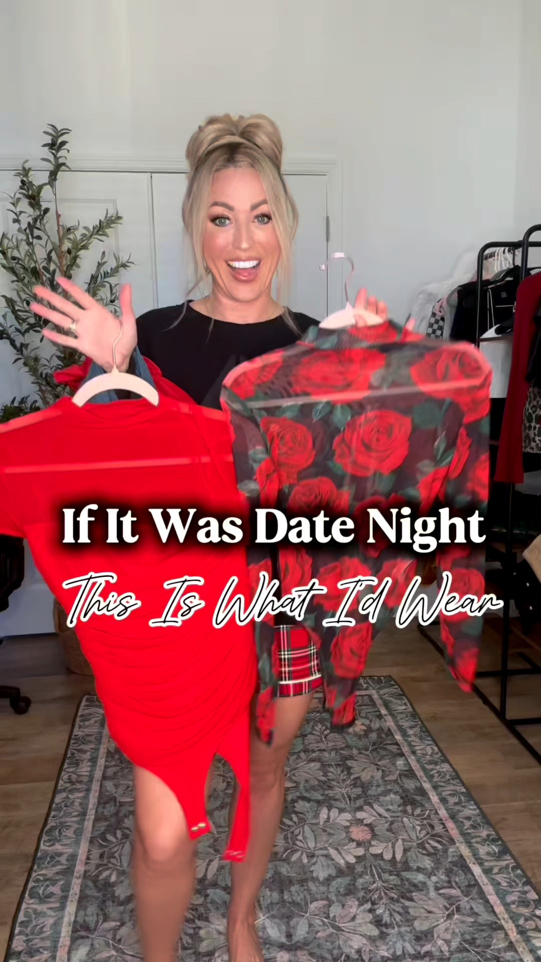 Hot date-night look 🔥 It’s RED season and this mesh rose top + Walmart barrel jeans are the perfect flattering combo. Styled 3 different heel options to show the versatility. Added bow earrings, a cute belt, and the most affordable feather fringe clutch from SHEIN.

#DateNightOutfit #RedSeason #WalmartFashion #SHEINFashion #HolidayOutfits #AffordableStyle #WomenOver40Style #LifeStyledByJamie #FallWinterFashion #OOTD

#LTKFindsUnder50 #LTKOver40 #LTKootd