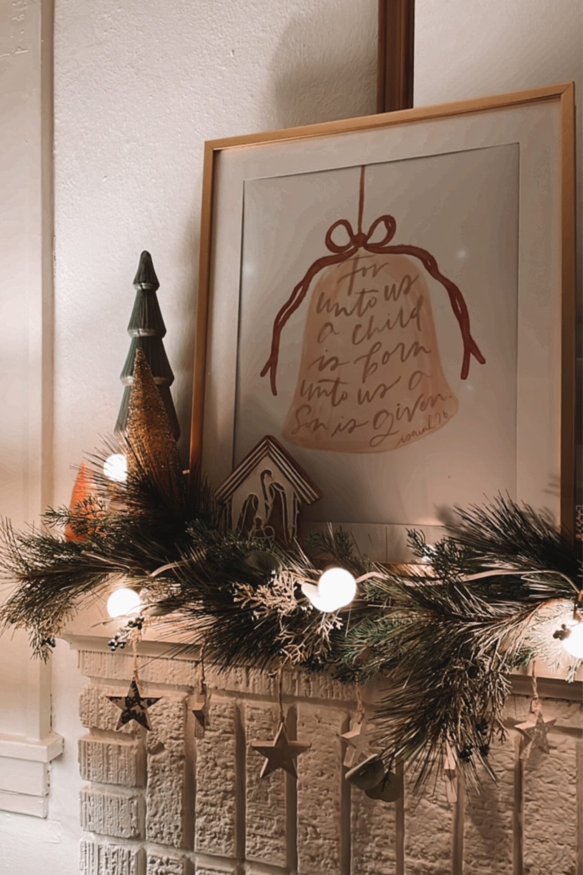 Easy DIY artwork for any holiday or season!! Love this beautiful print for Christmas. Christmas decorating is in full swing at our house. 

#LTKhome #LTKSeasonal #LTKHoliday