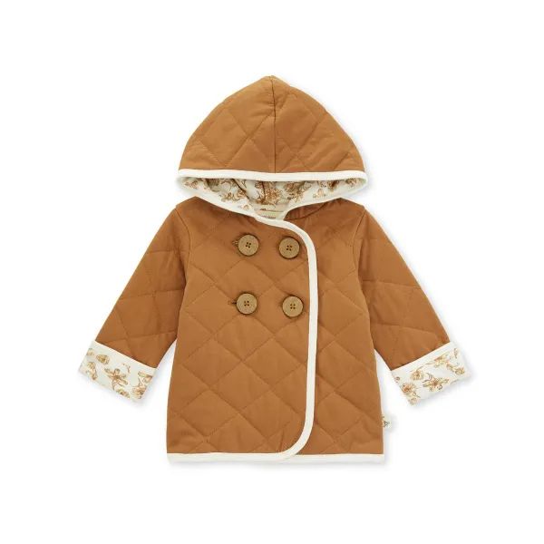 Diamond Quilted Organic Cotton Jacket | Burts Bees Baby