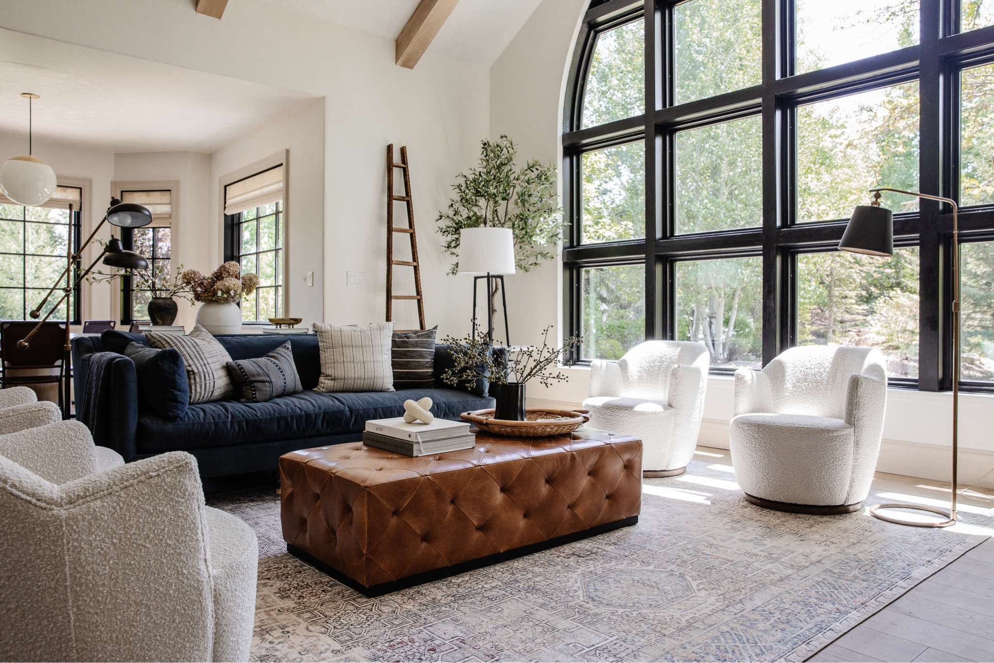 One of my biggest pieces of advice — don’t be afraid of color!!

Cottage living room, leather ottoman, coffee table books, wicker tray, rug, floor lamps, faux tree, boucle chairs, rug, velvet couchh

#LTKstyletip #LTKhome #LTKfamily