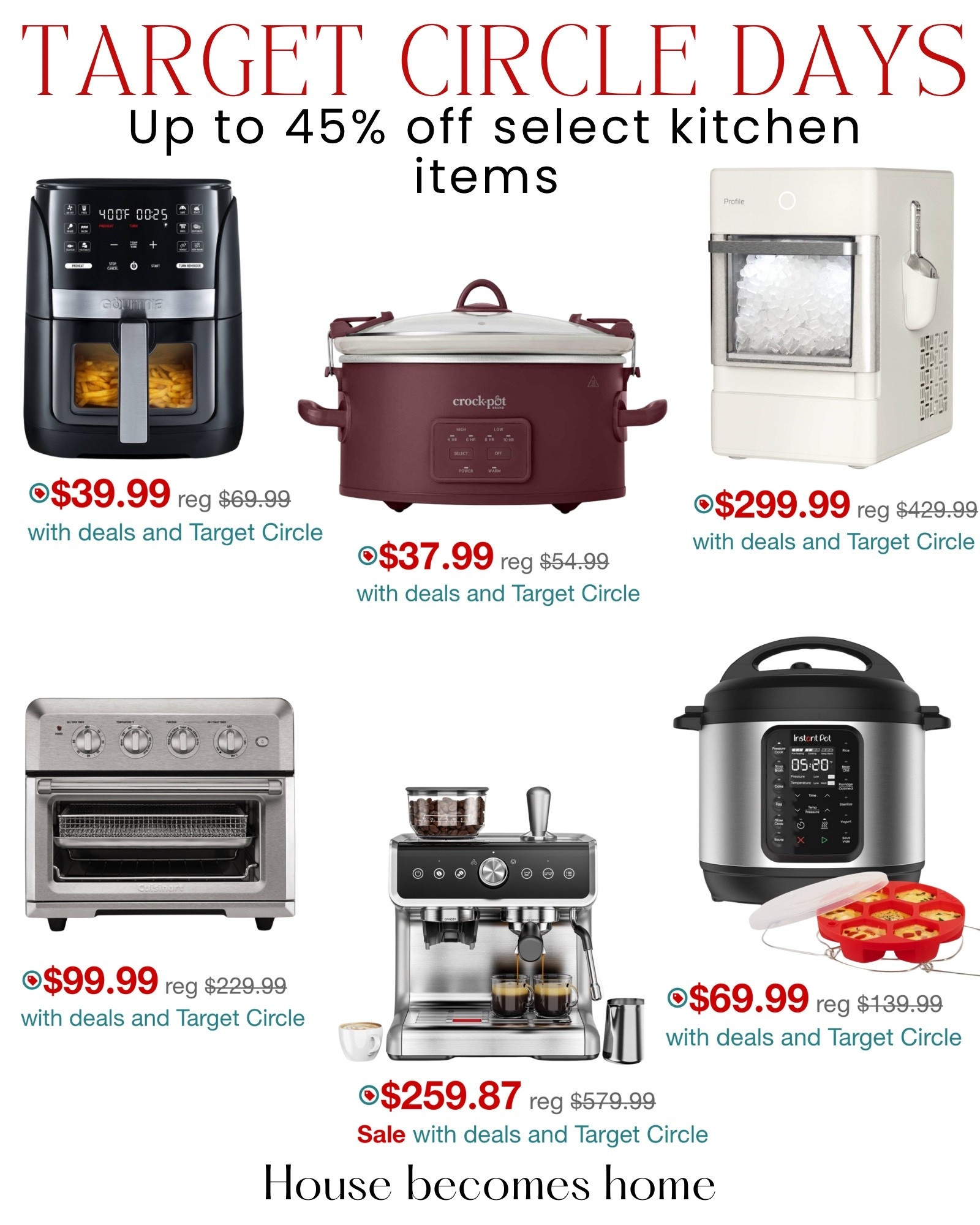 Target circle days! Up to 45% off select kitchen items

#LTKSaleAlert #LTKHome #LTKSeasonal