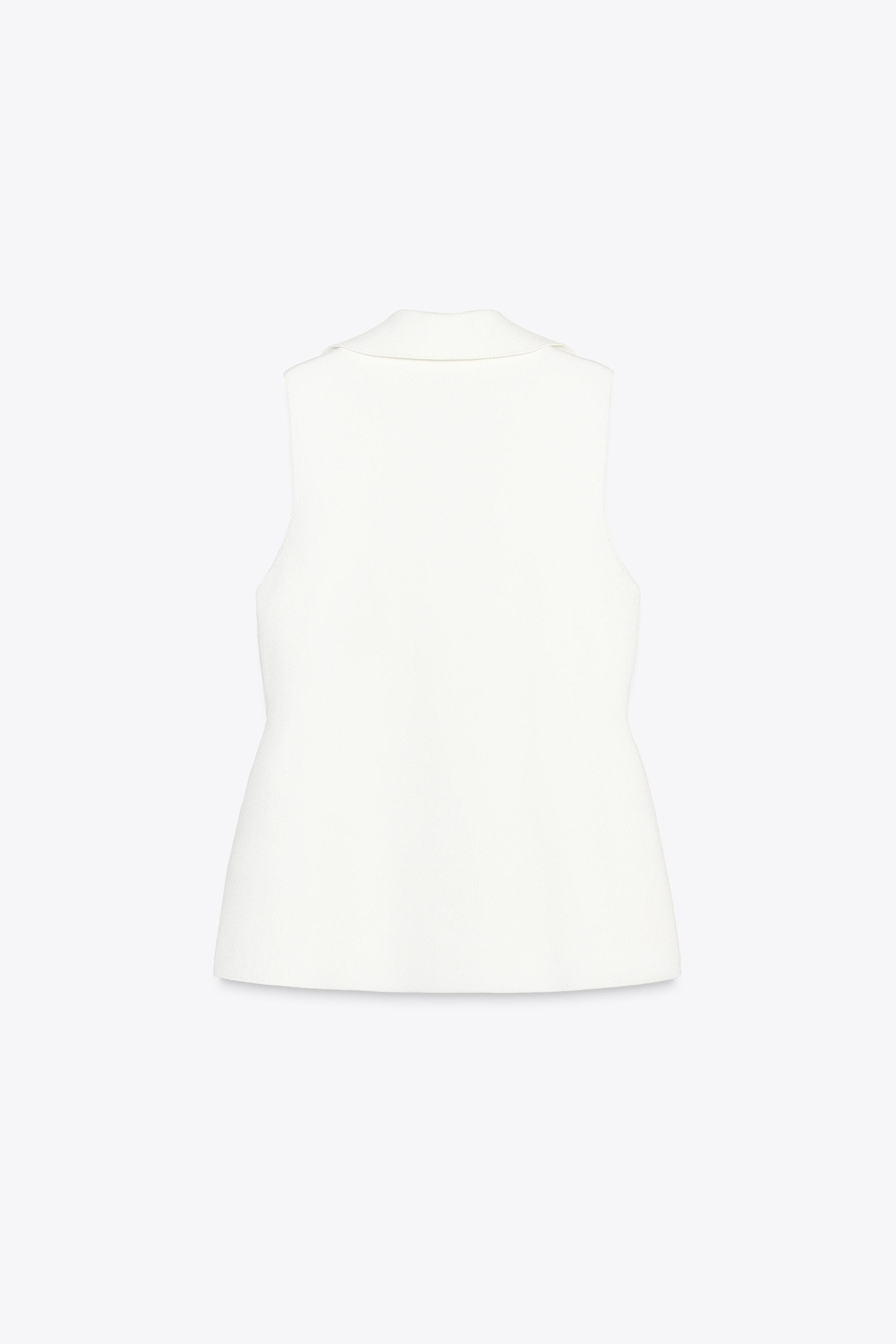 RUFFLED WAIST VEST TOP | Zara US