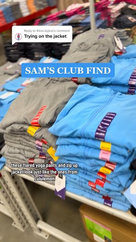 Lulu looks for less from Sam’s Club! Love these 🍋 Define Jacket and Groove Pants looks for less. 
#samsclubfinds #samsclubscore #lululemondupes #samsclubdeals

Lululemon dupes 

#LTKfit #LTKstyletip #LTKunder50