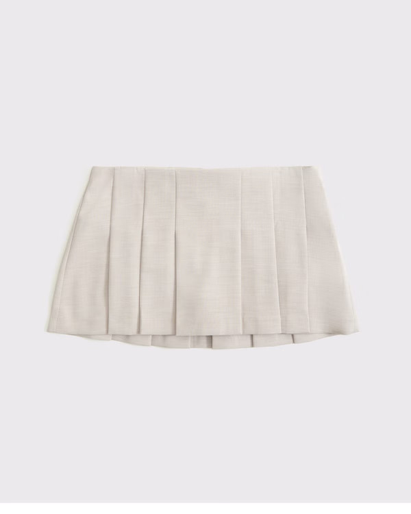Women's The A&F Scarlett Low Rise Micro Pleated Mini Skort | Women's Bottoms | Abercrombie.com | Abercrombie & Fitch (US)