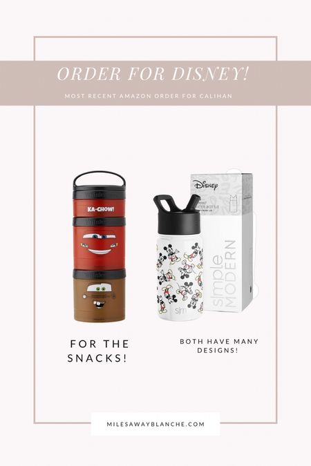 Ordered a snack cup & new water bottle for Calihan for Disney! Comes in many colors + designs! 

#LTKkids #LTKfamily #LTKtravel